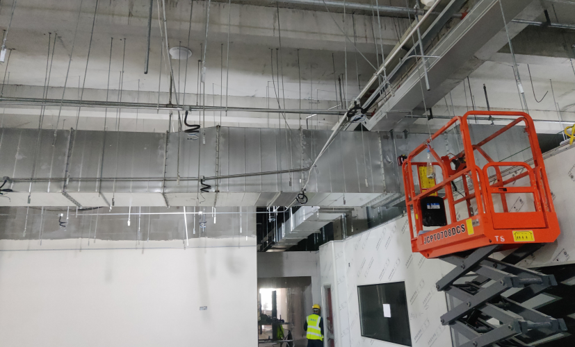 凈化車間風管安裝施工圖片 凈化車間風管安裝施工圖片